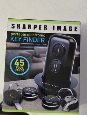 Sharper Image Black Portable Electronic Key Finder Set